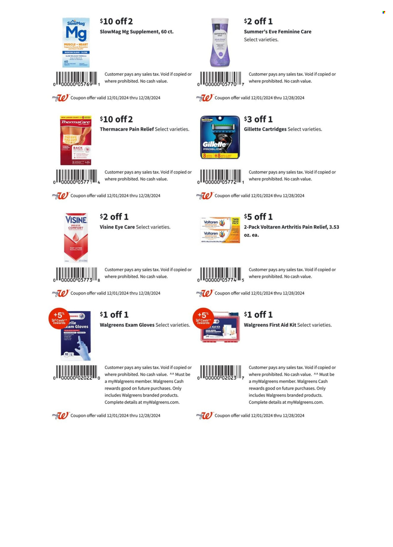 Walgreens ad - 12/01/2024 - 12/28/2024. Page 1