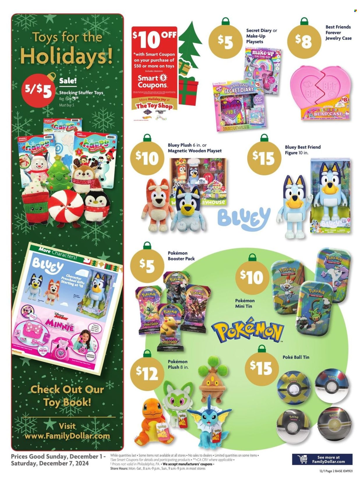 Family Dollar ad - 12/01/2024 - 12/07/2024. Page 1