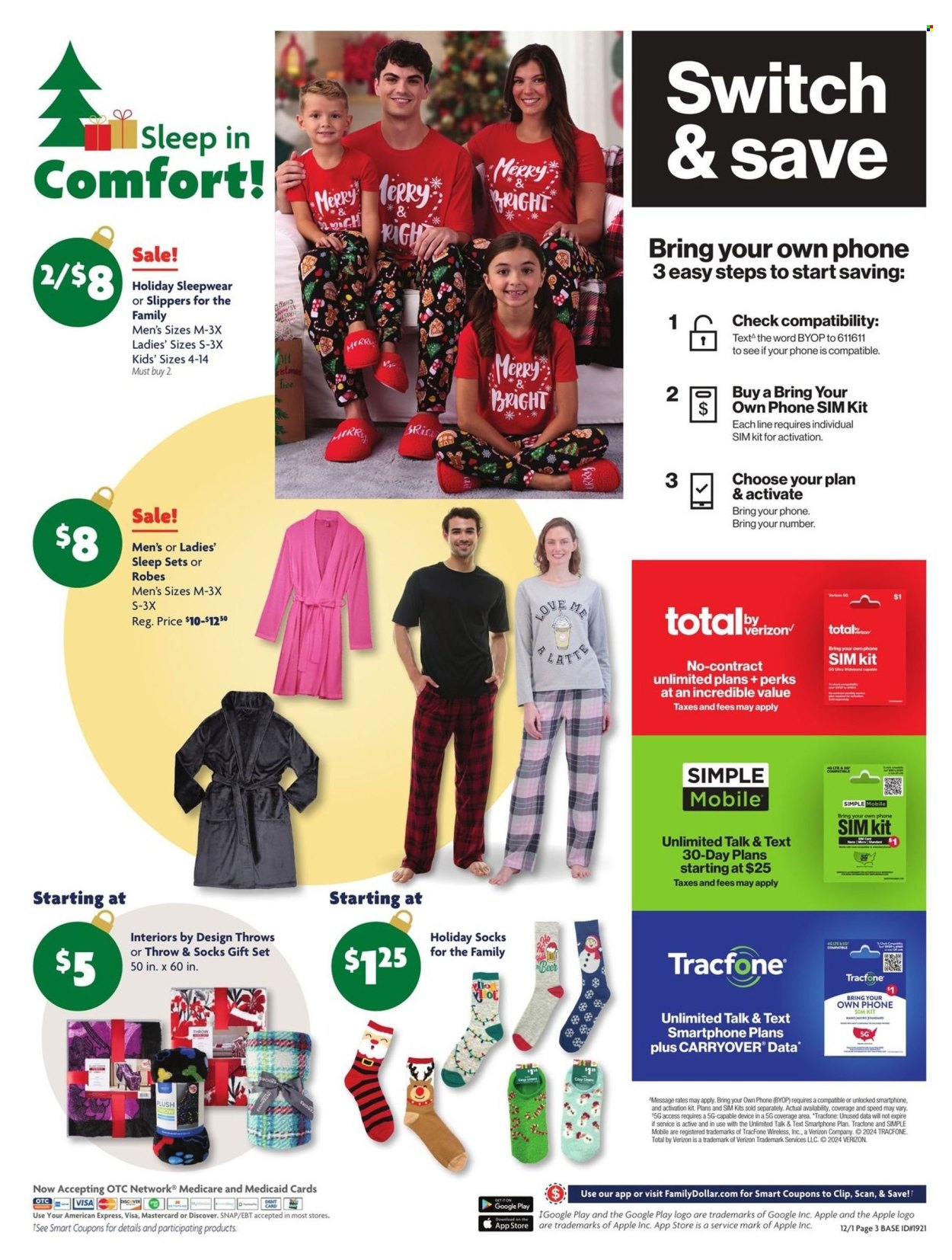 Family Dollar ad - 12/01/2024 - 12/07/2024. Page 1