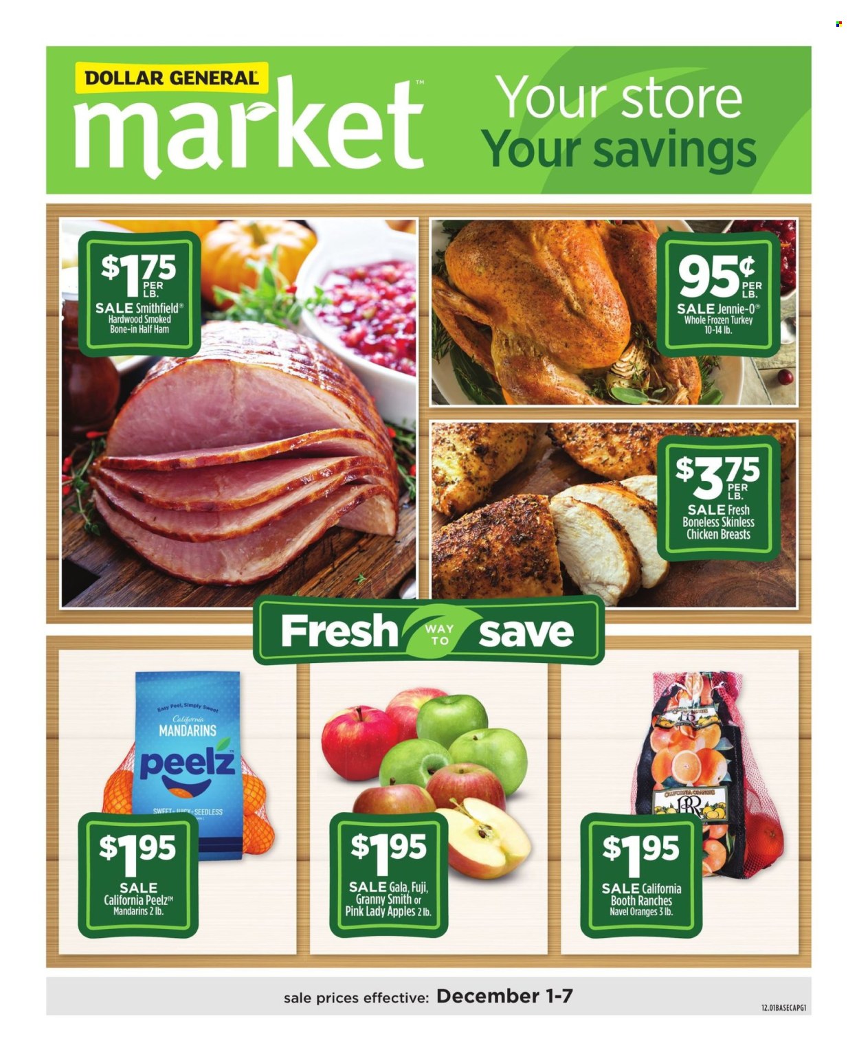 Dollar General ad - 12/01/2024 - 12/07/2024. Page 1