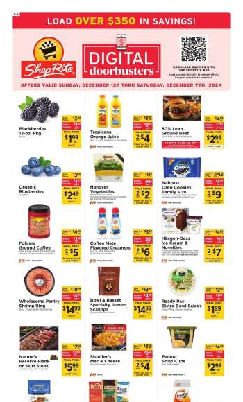 ShopRite Flyer - 12/01/2024 - 12/07/2024.