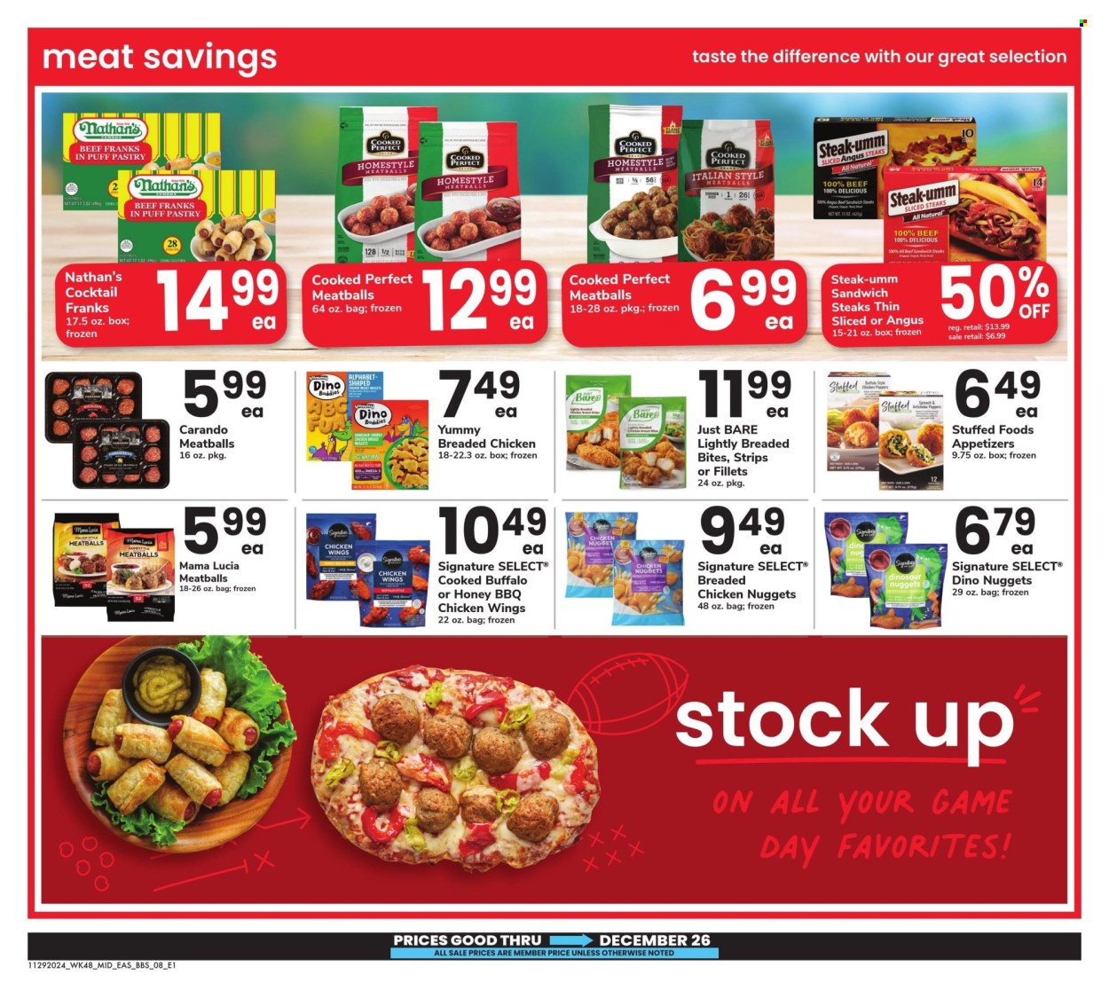 Safeway ad - 11/29/2024 - 12/26/2024. Page 1