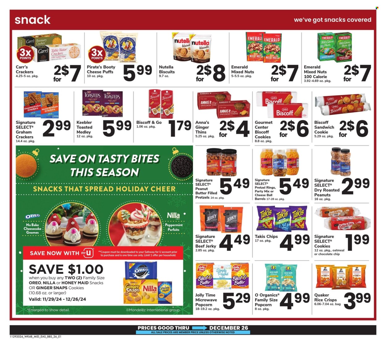 Safeway ad - 11/29/2024 - 12/26/2024. Page 1