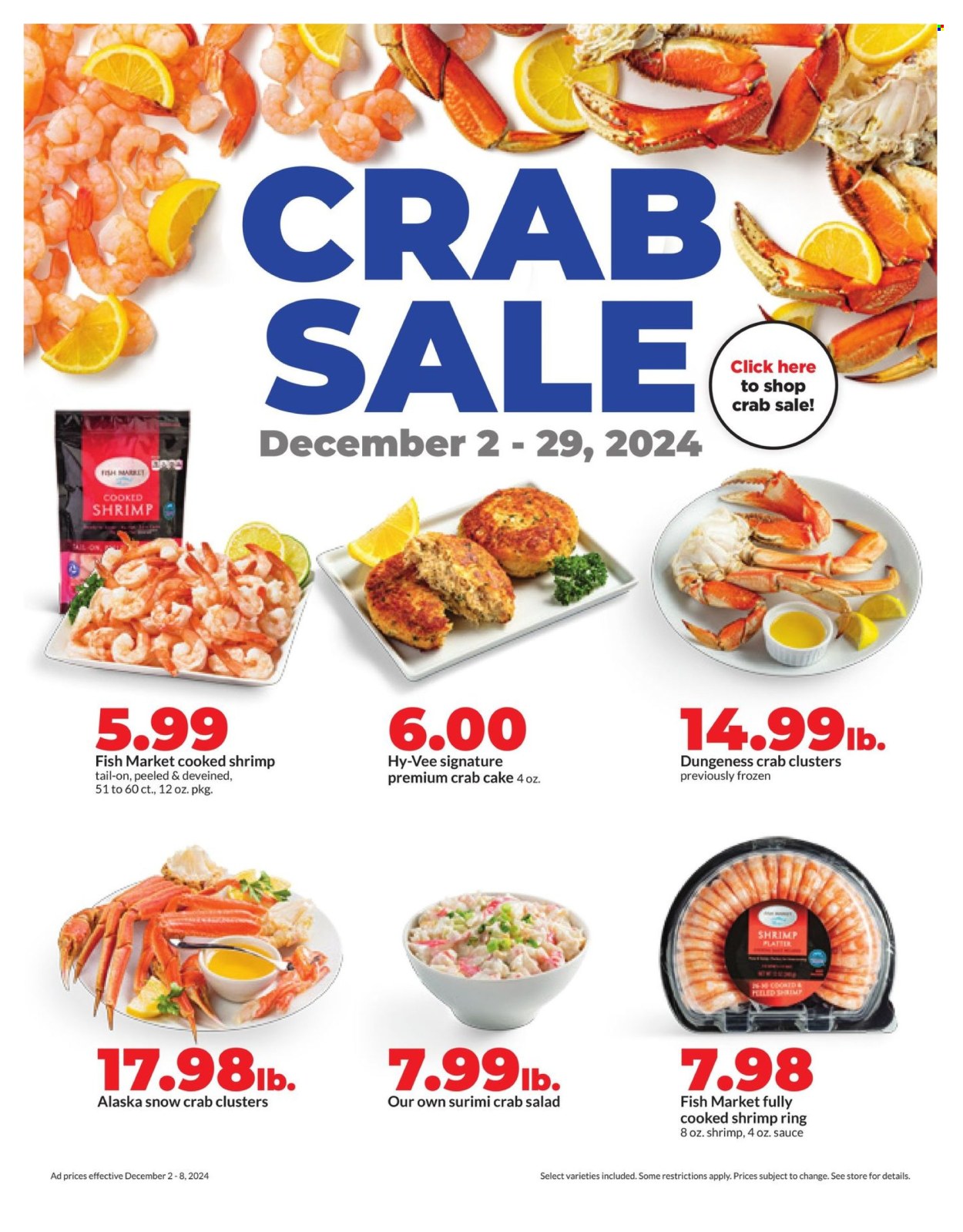 Hy-Vee ad - 12/02/2024 - 12/08/2024. Page 1