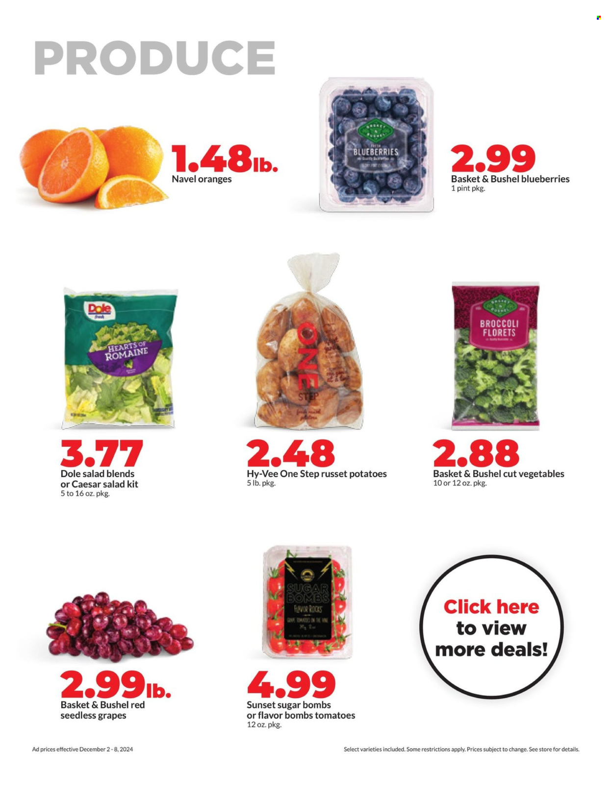 Hy-Vee ad - 12/02/2024 - 12/08/2024. Page 1