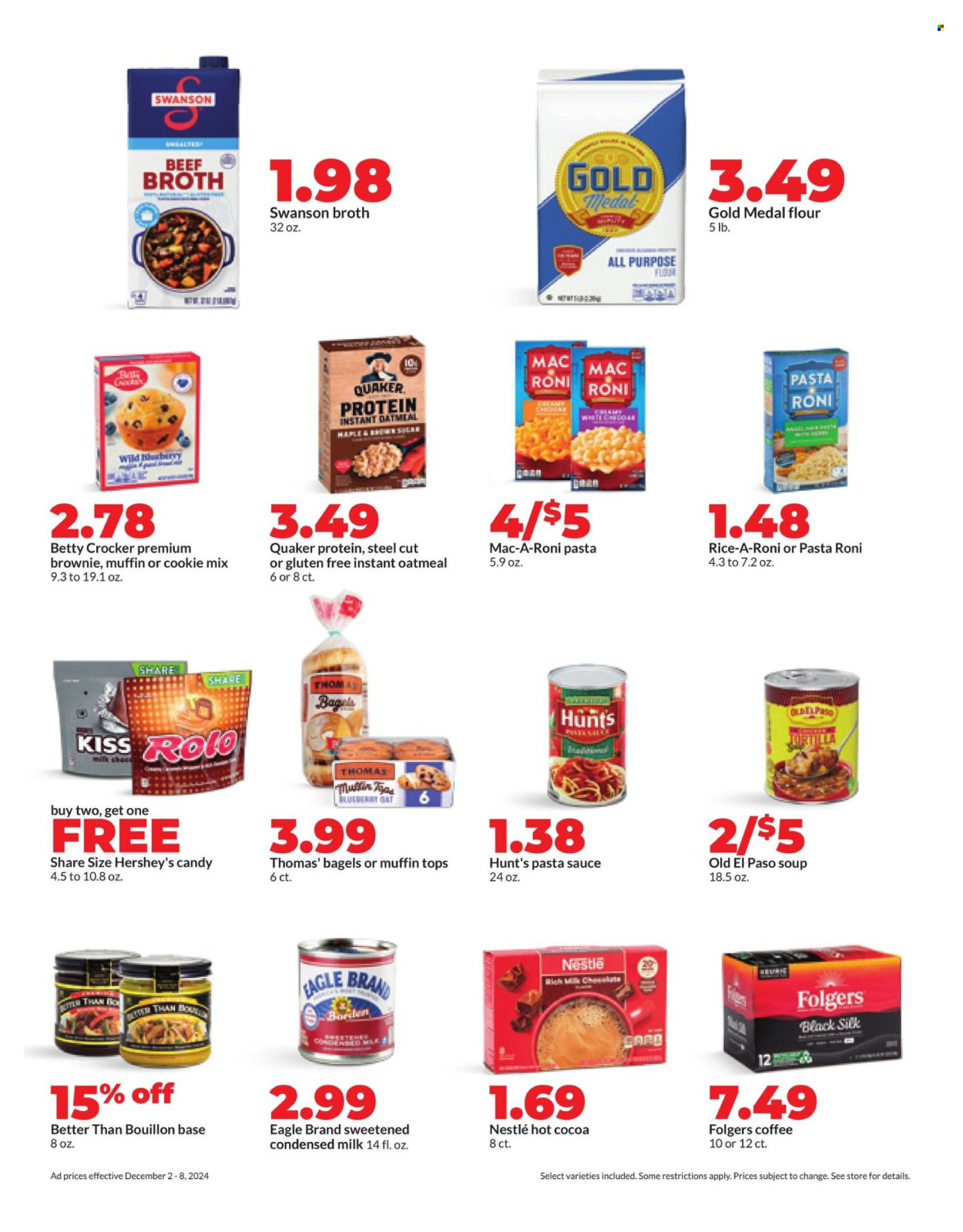 Hy-Vee ad - 12/02/2024 - 12/08/2024. Page 1