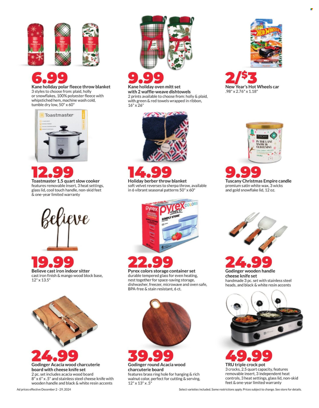 Hy-Vee ad - 12/02/2024 - 12/08/2024. Page 1