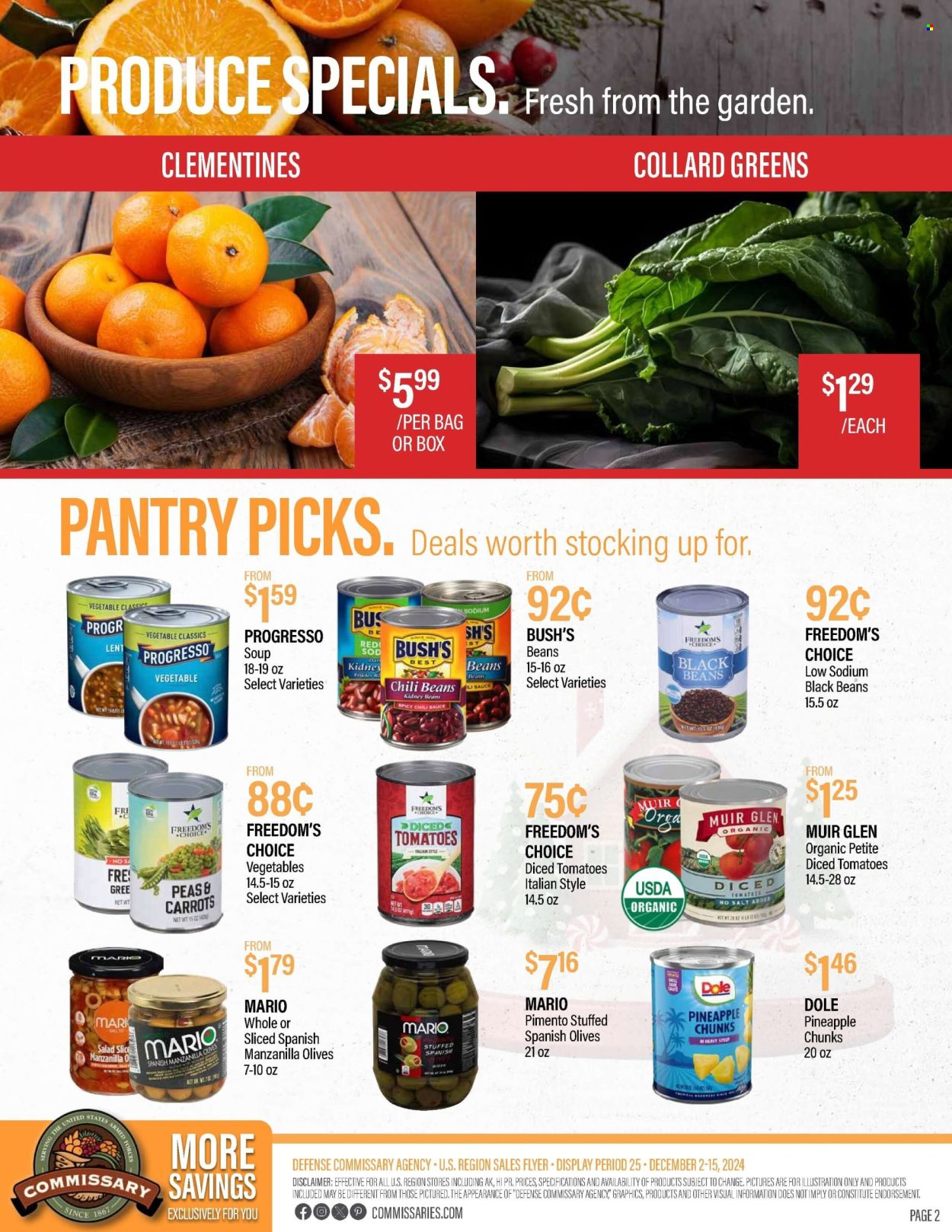 Commissary ad - 12/02/2024 - 12/15/2024. Page 1