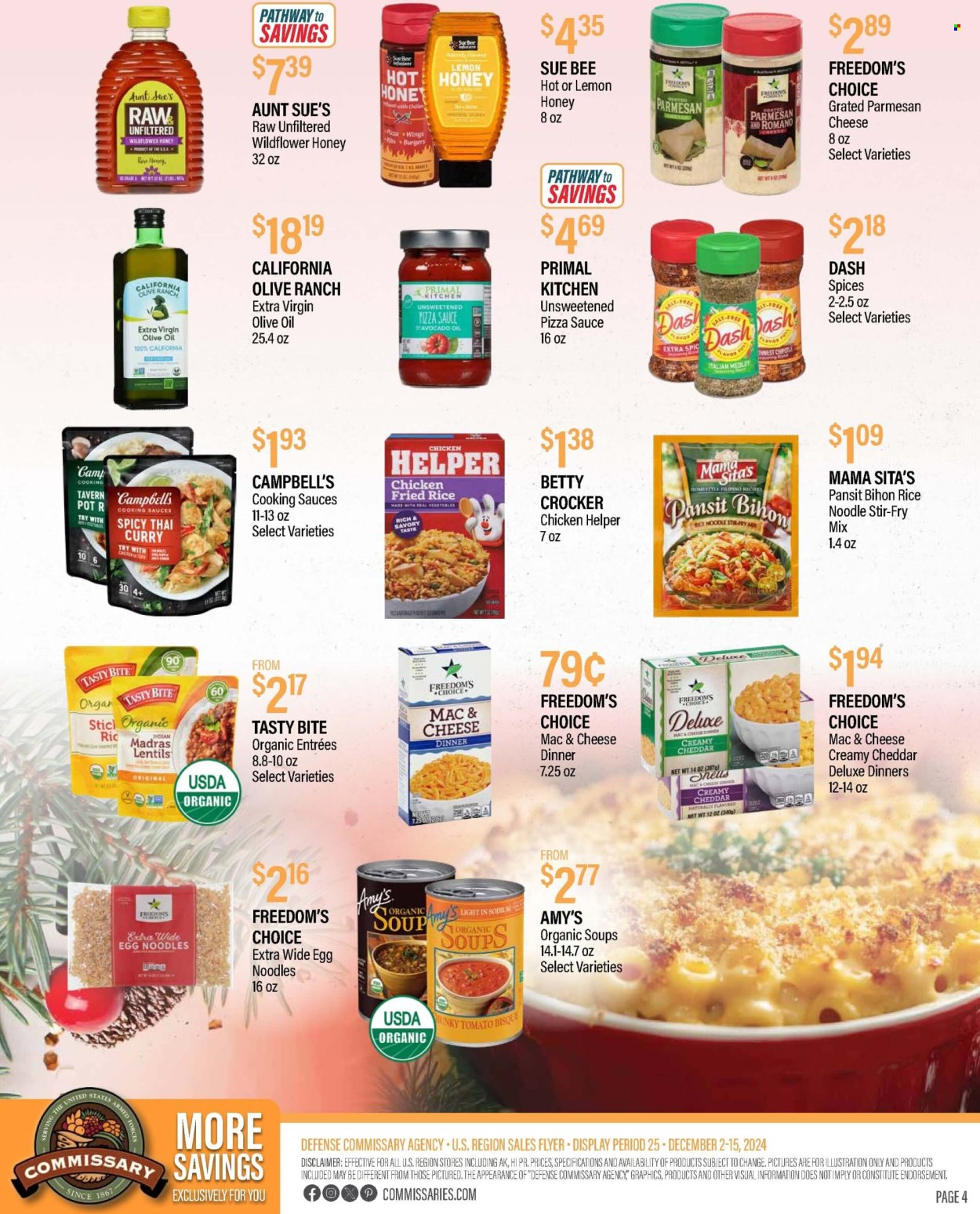 Commissary ad - 12/02/2024 - 12/15/2024. Page 1