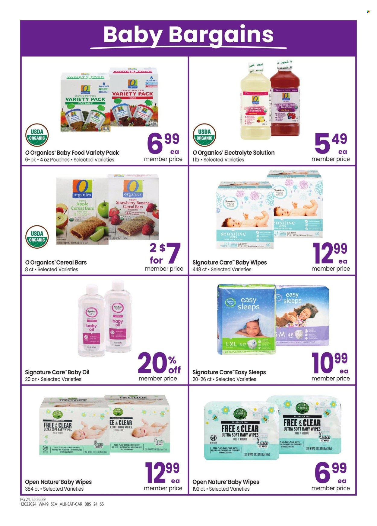 Safeway ad - 12/02/2024 - 01/05/2025. Page 1