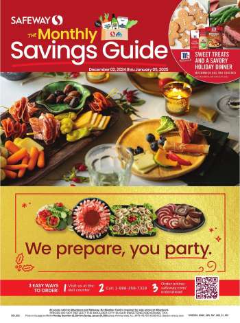 Safeway Flyer - 12/02/2024 - 01/05/2025.