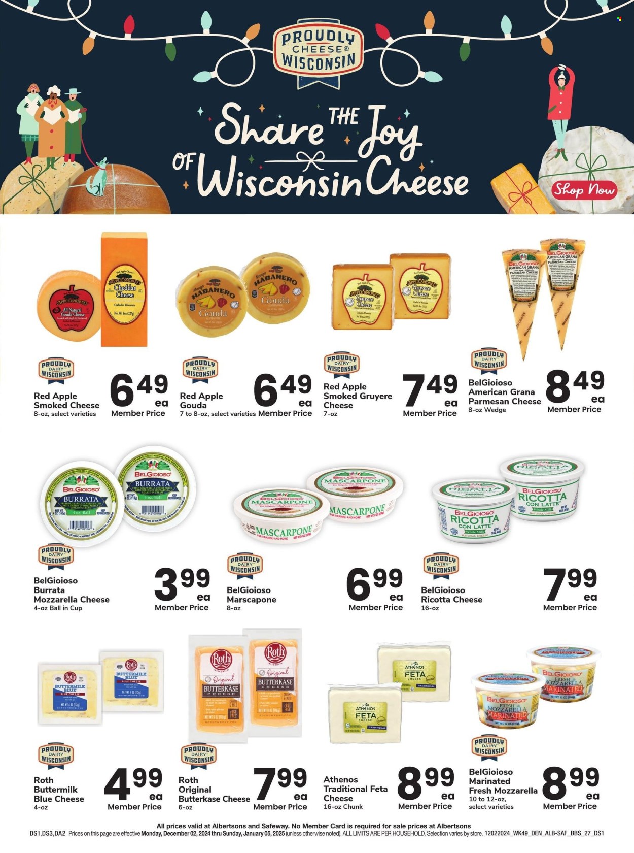 Safeway ad - 12/02/2024 - 01/05/2025. Page 1