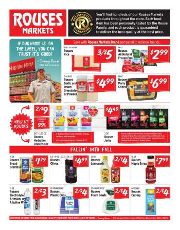 Rouses Markets Flyer - 11/29/2024 - 12/25/2024.