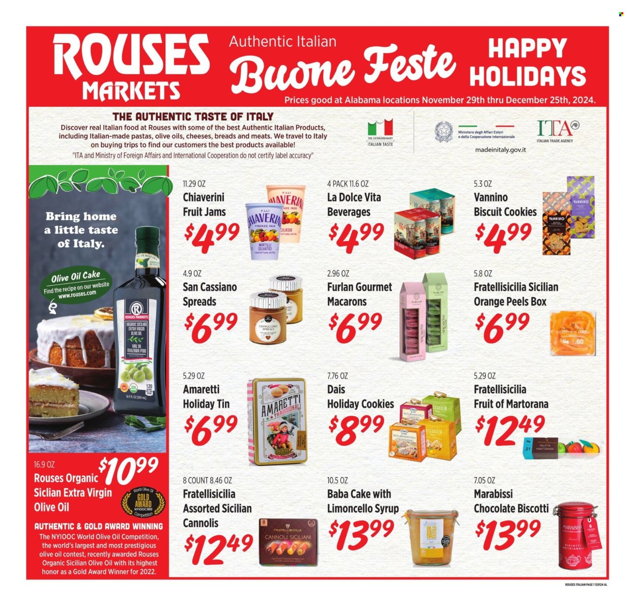 Rouses Markets ad - 11/29/2024 - 12/25/2024. Page 1