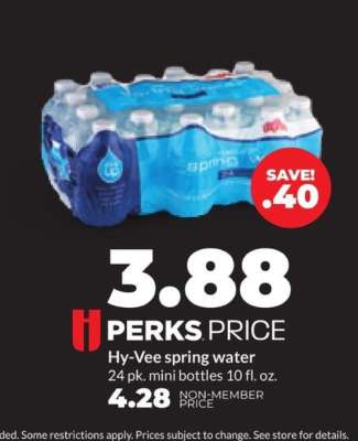 Hy-Vee spring water