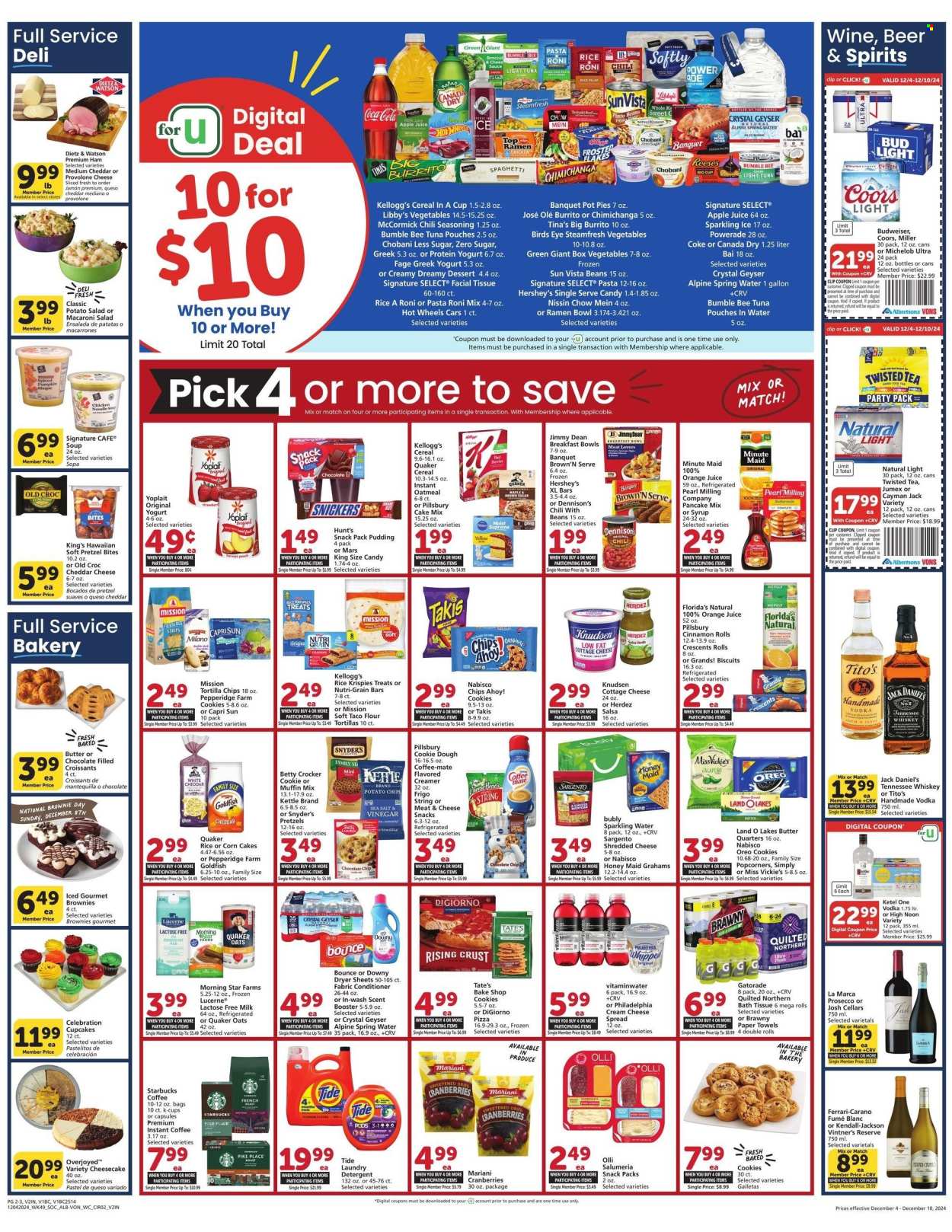 Albertsons ad - 12/04/2024 - 12/10/2024. Page 1