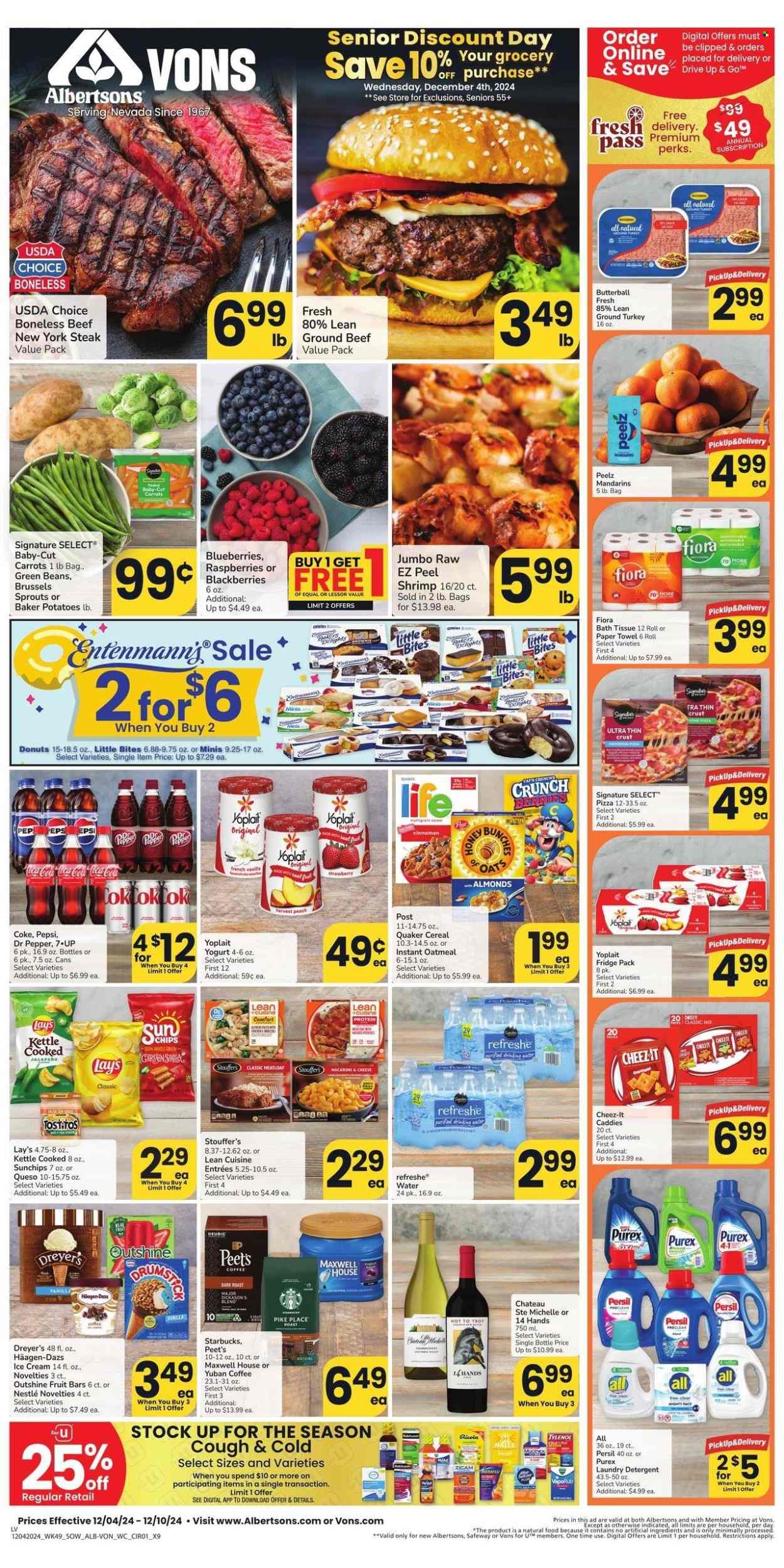 Albertsons ad - 12/04/2024 - 12/10/2024. Page 1