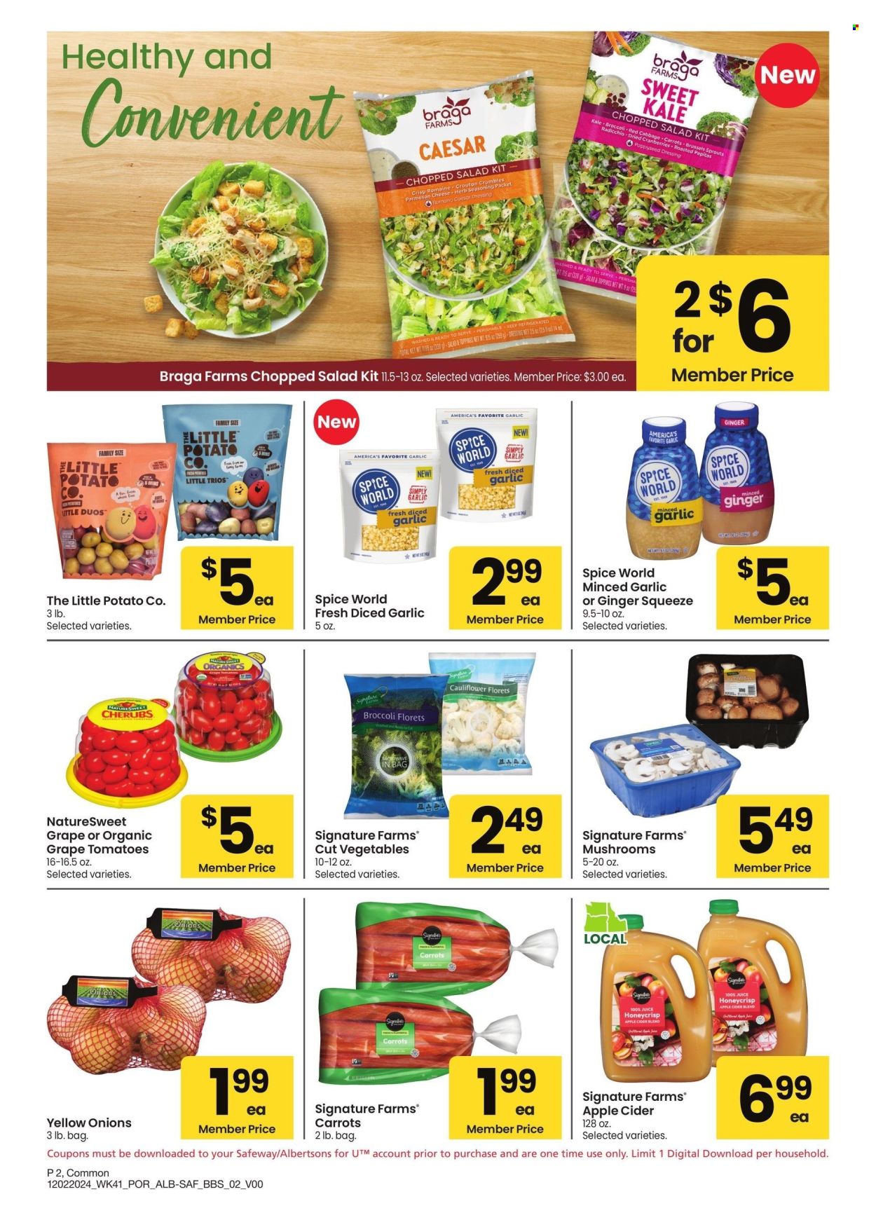 Albertsons ad - 12/02/2024 - 01/05/2025. Page 1