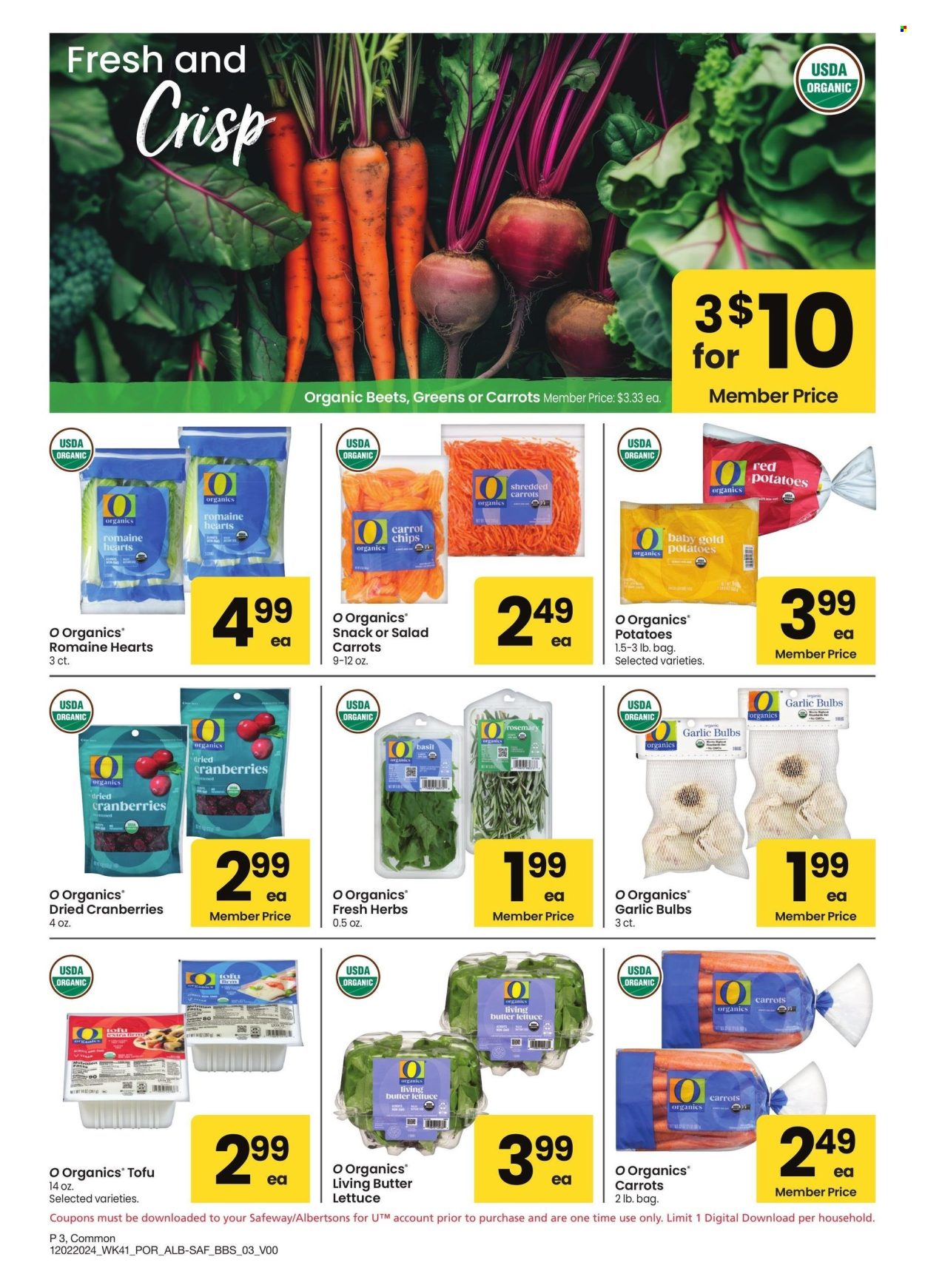 Albertsons ad - 12/02/2024 - 01/05/2025. Page 1