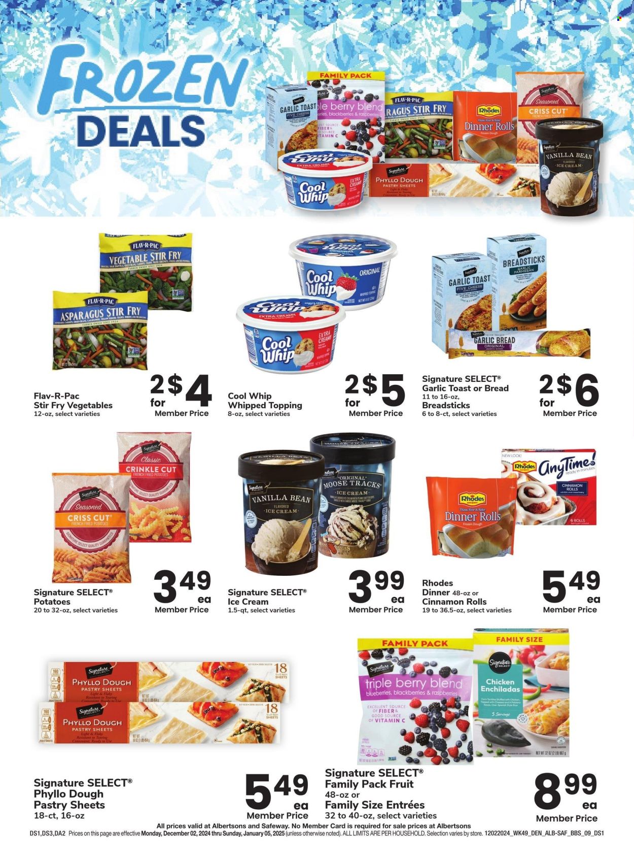 Albertsons ad - 12/02/2024 - 01/05/2025. Page 1