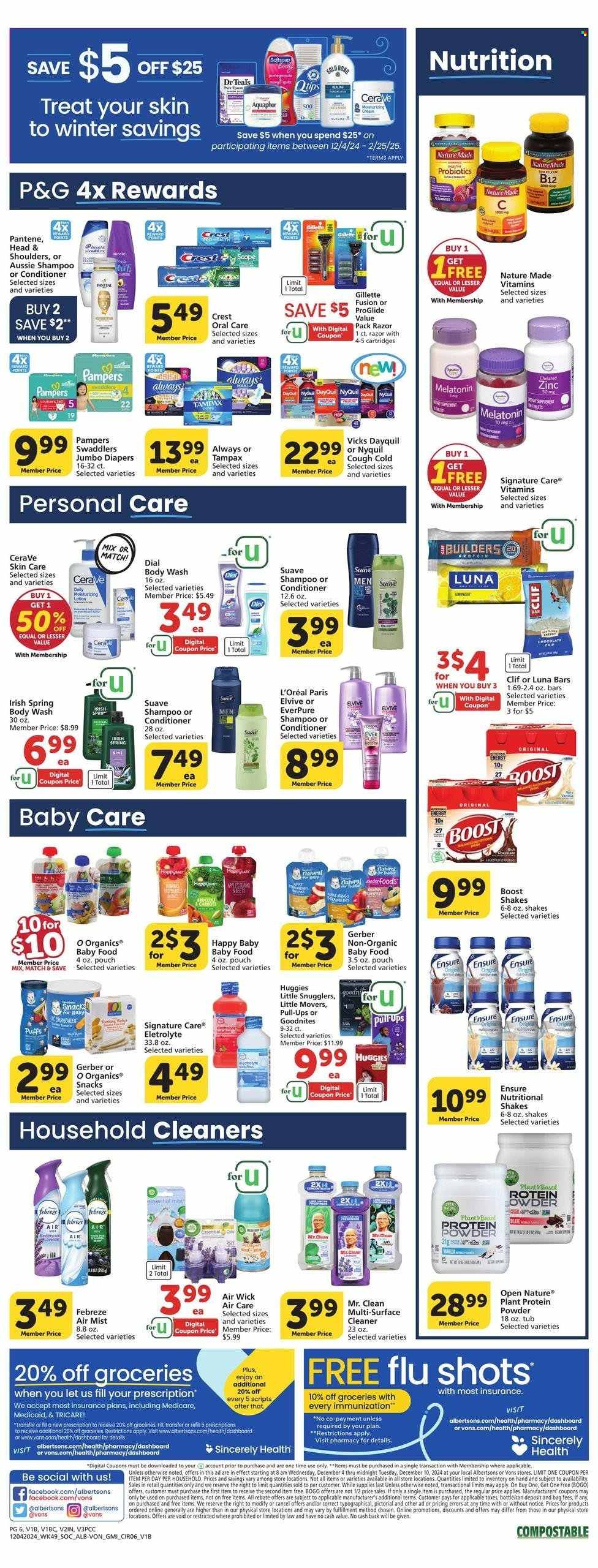 Albertsons ad - 12/04/2024 - 12/10/2024. Page 1