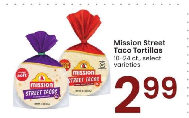 Mission Street Taco Tortillas - 10-24 ct., select varieties