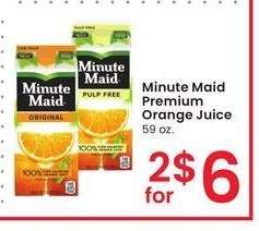 Minute Maid Premium Orange Juice - 59 oz.