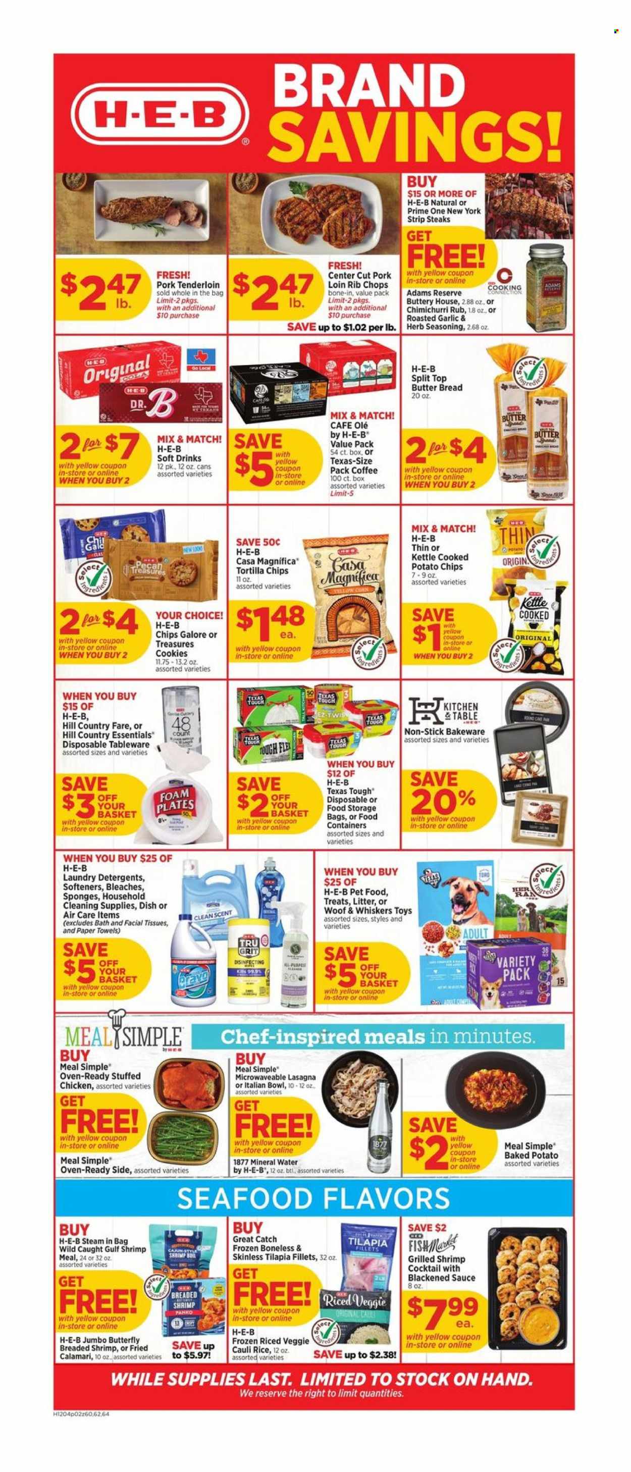 H-E-B ad - 12/04/2024 - 12/10/2024. Page 1