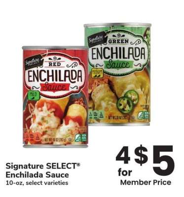 Signature SELECT® Enchilada Sauce - 10-oz, select varieties