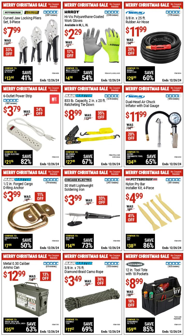 Harbor Freight ad - 12/03/2024 - 12/26/2024. Page 1