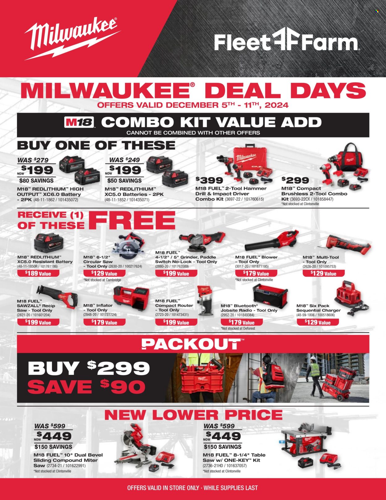 Fleet Farm ad - 12/05/2024 - 12/11/2024. Page 1