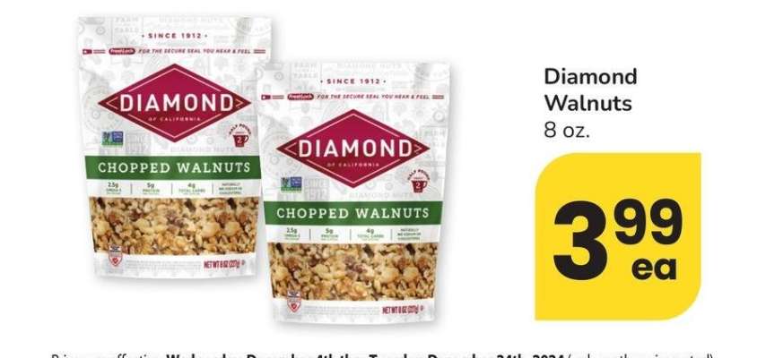 Diamond Walnuts - 8 oz.