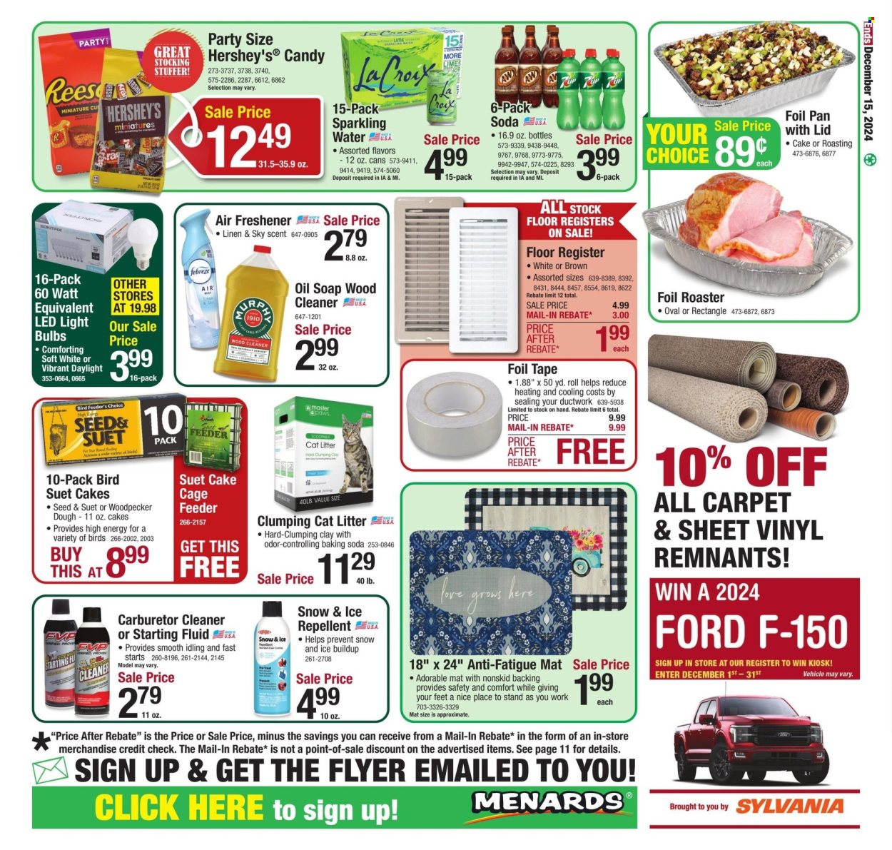 Menards ad - 12/05/2024 - 12/15/2024. Page 1