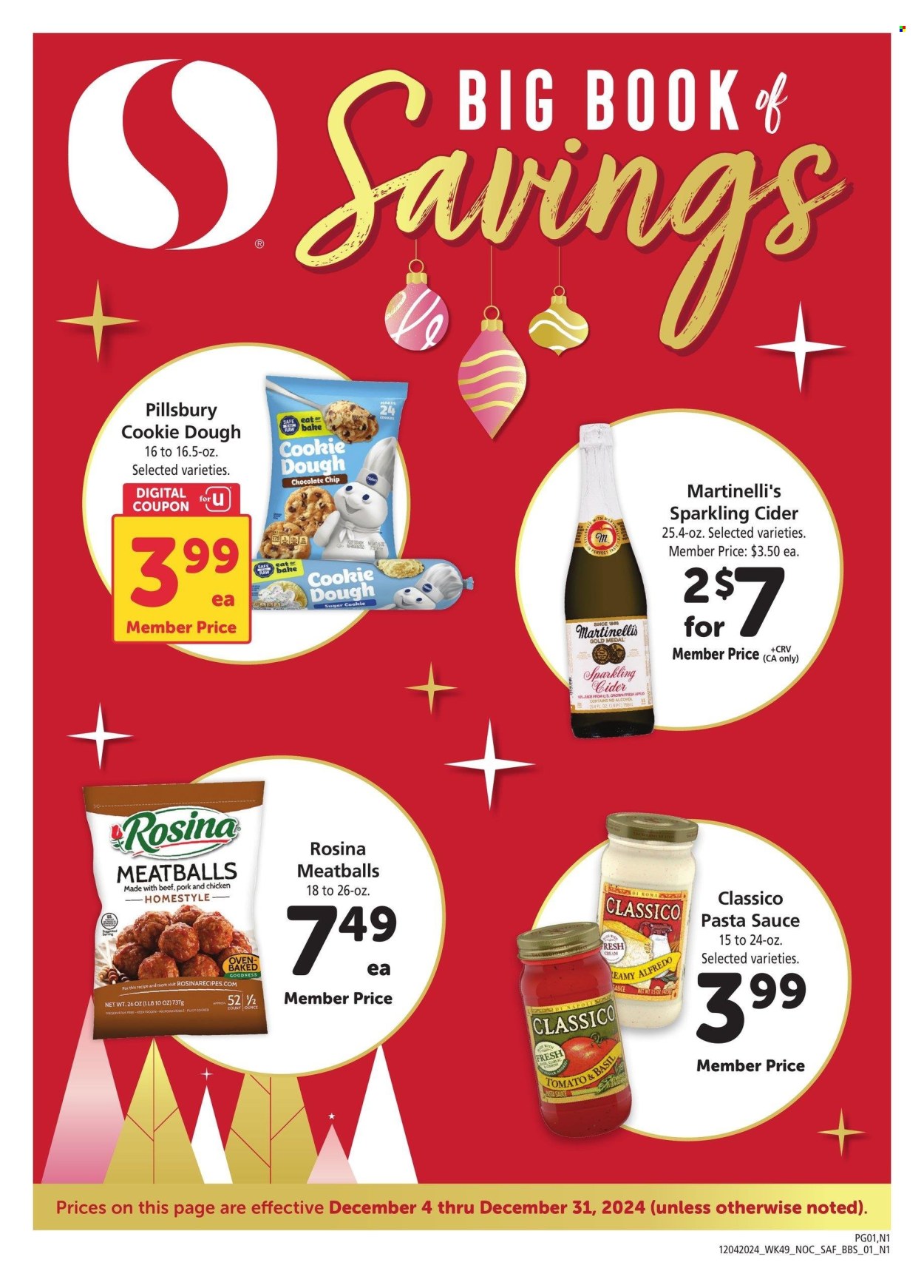 Safeway ad - 12/04/2024 - 12/31/2024. Page 1