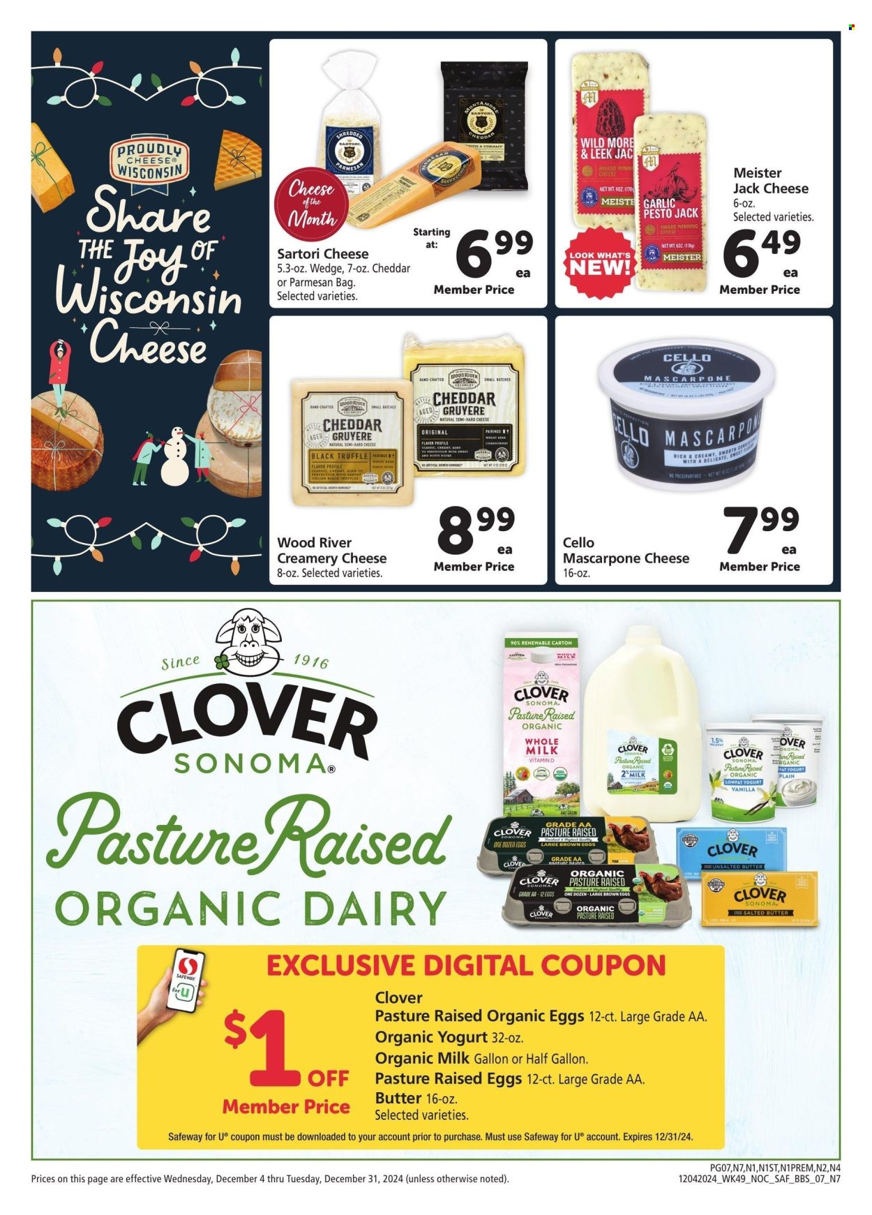 Safeway ad - 12/04/2024 - 12/31/2024. Page 1