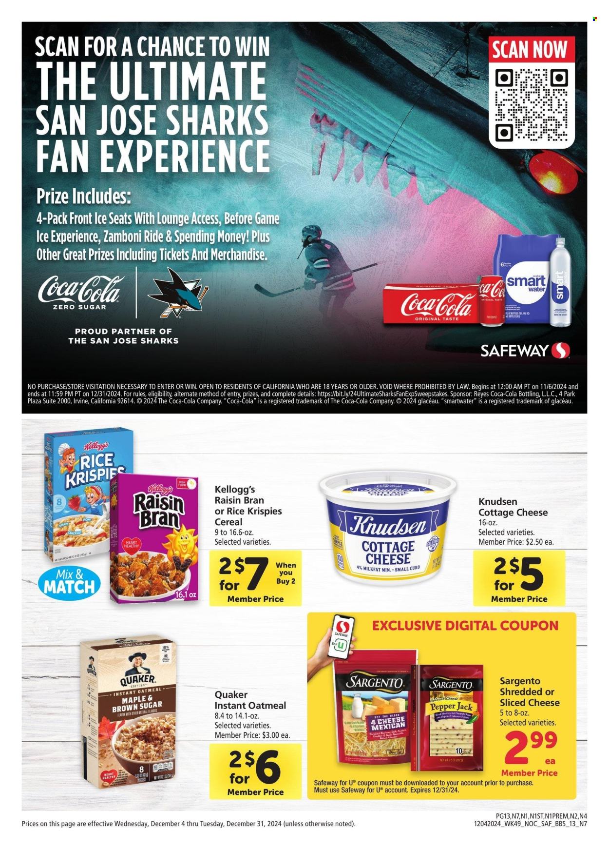 Safeway ad - 12/04/2024 - 12/31/2024. Page 1