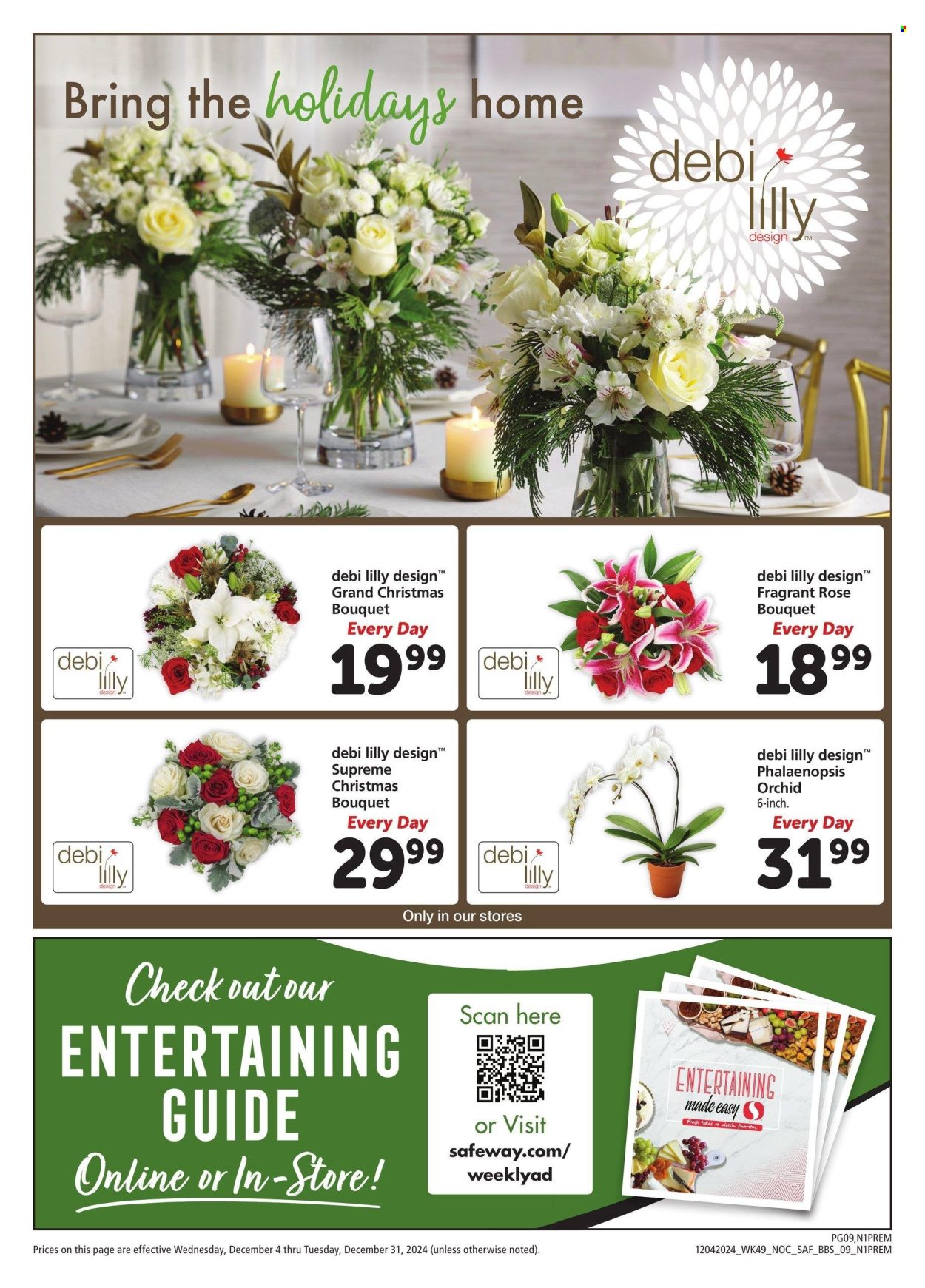 Safeway ad - 12/04/2024 - 12/31/2024. Page 1