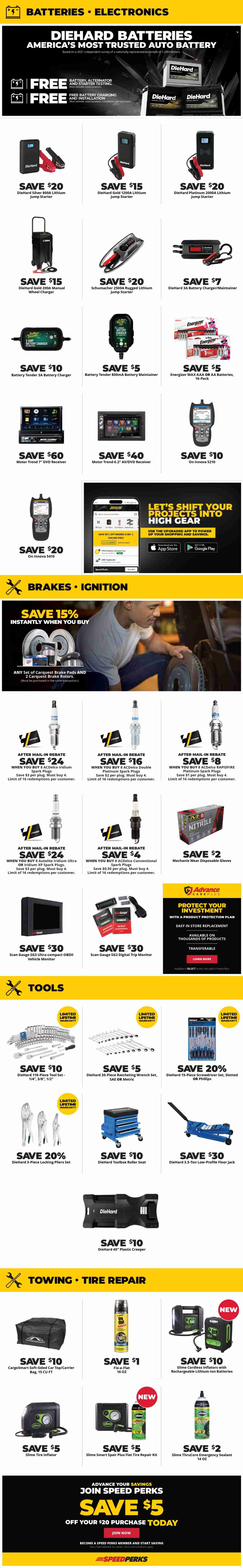 Advance Auto Parts ad - 12/05/2024 - 01/01/2025. Page 1