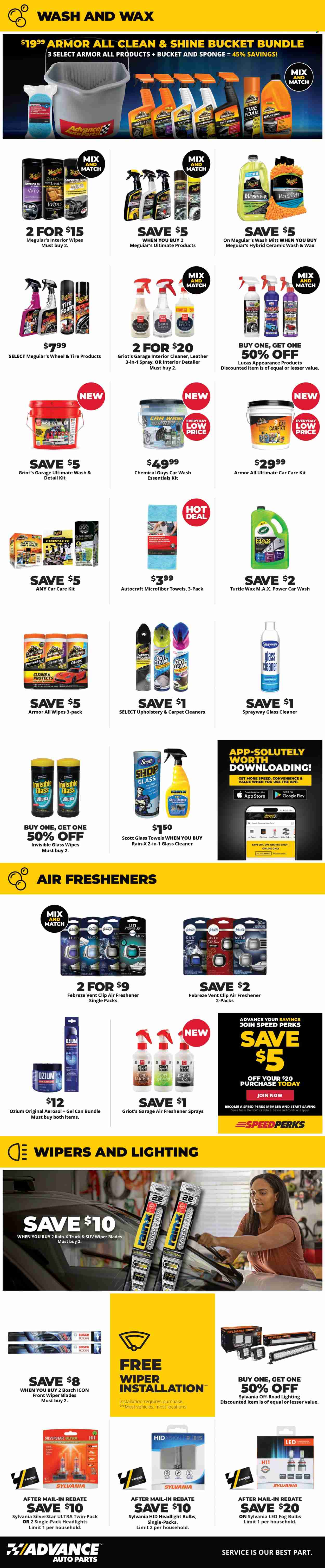 Advance Auto Parts ad - 12/05/2024 - 01/01/2025. Page 1