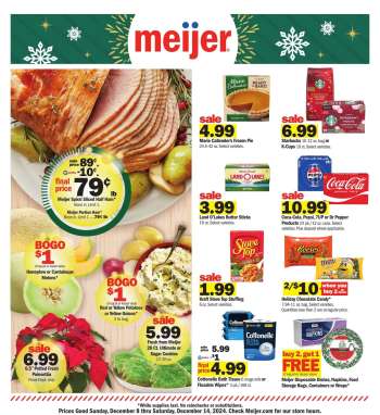 Meijer Flyer - 12/08/2024 - 12/14/2024.