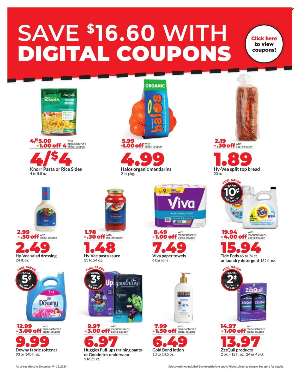 Hy-Vee ad - 12/09/2024 - 12/15/2024. Page 1