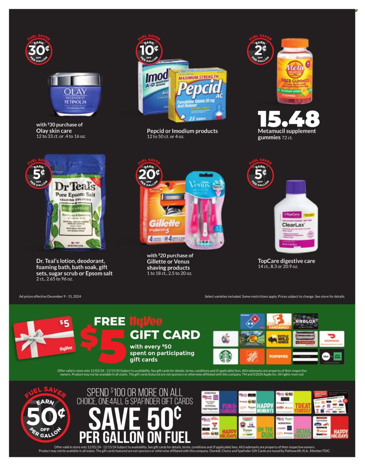 Hy-Vee ad - 12/09/2024 - 12/15/2024. Page 1