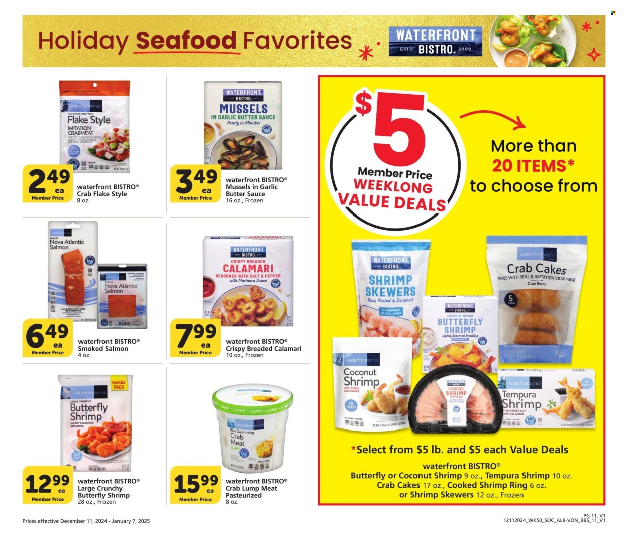 Albertsons ad - 12/11/2024 - 01/07/2025. Page 1