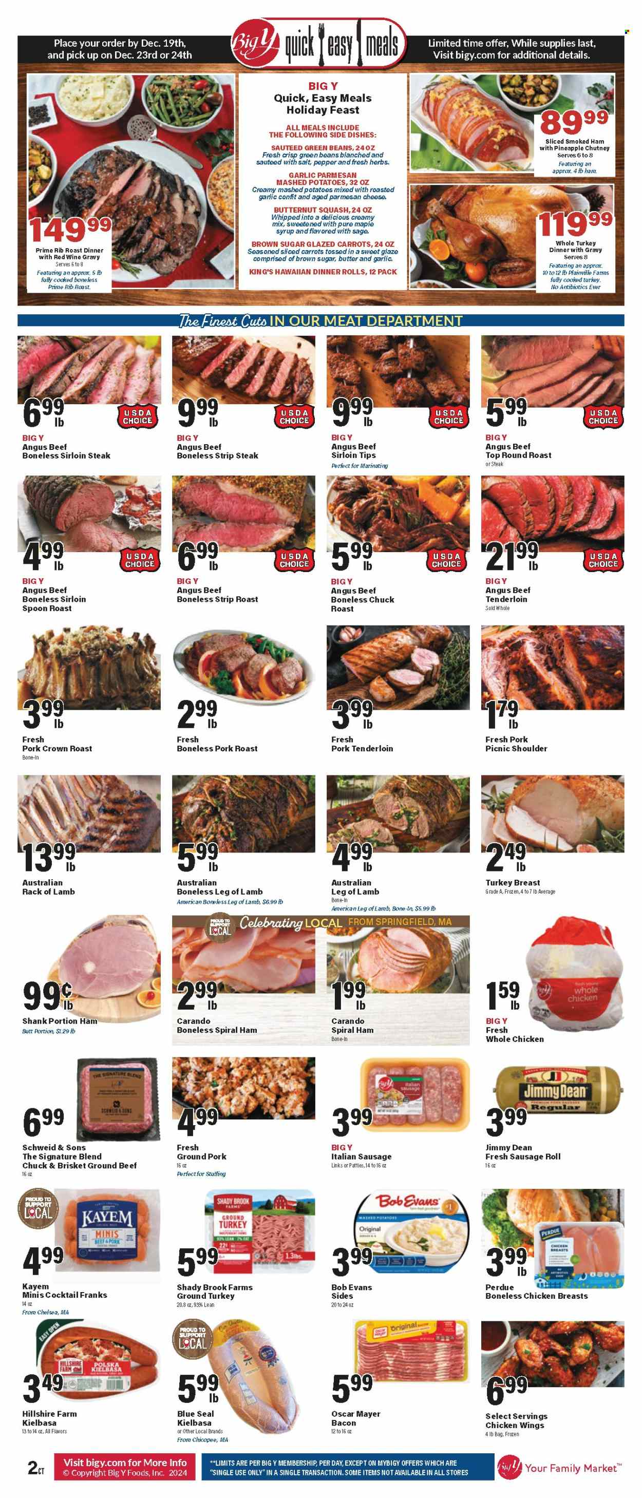 Big Y ad - 12/12/2024 - 12/18/2024. Page 1