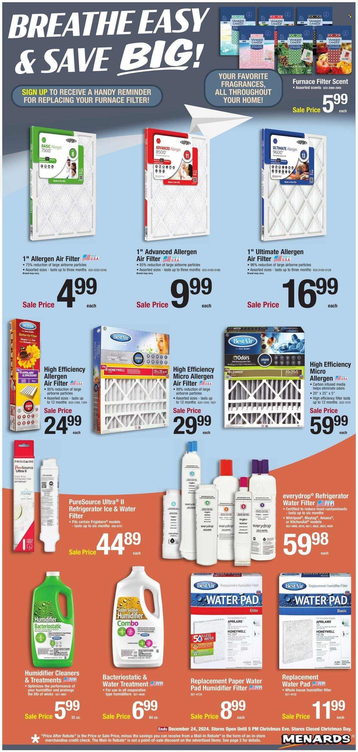 Menards ad - 12/12/2024 - 12/24/2024. Page 1