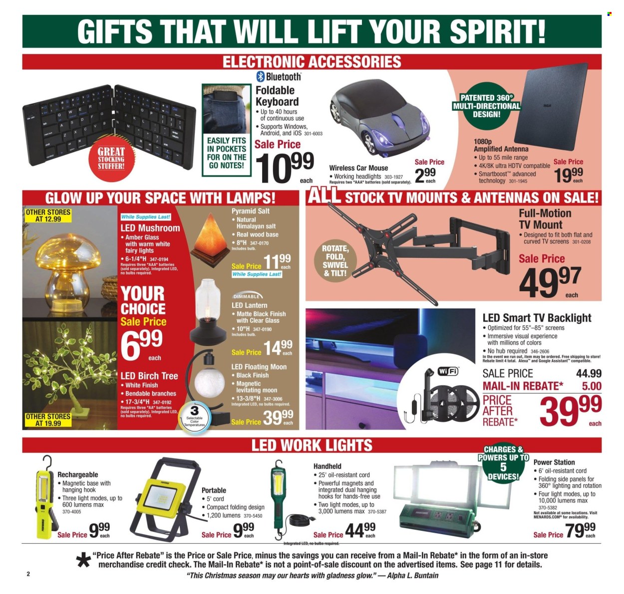 Menards ad - 12/12/2024 - 12/24/2024. Page 1