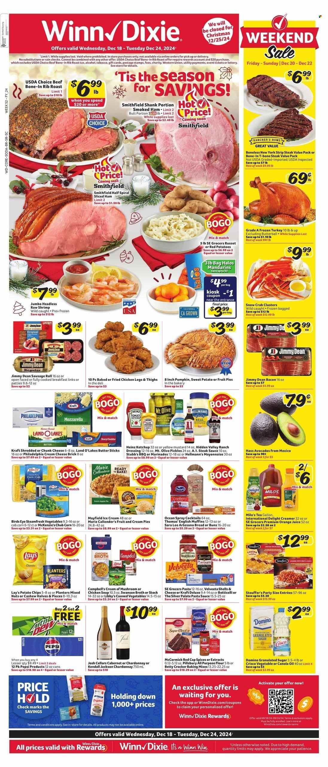 Winn Dixie ad - 12/18/2024 - 12/24/2024. Page 1