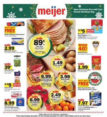 Meijer Flyer - 12/15/2024 - 12/24/2024.