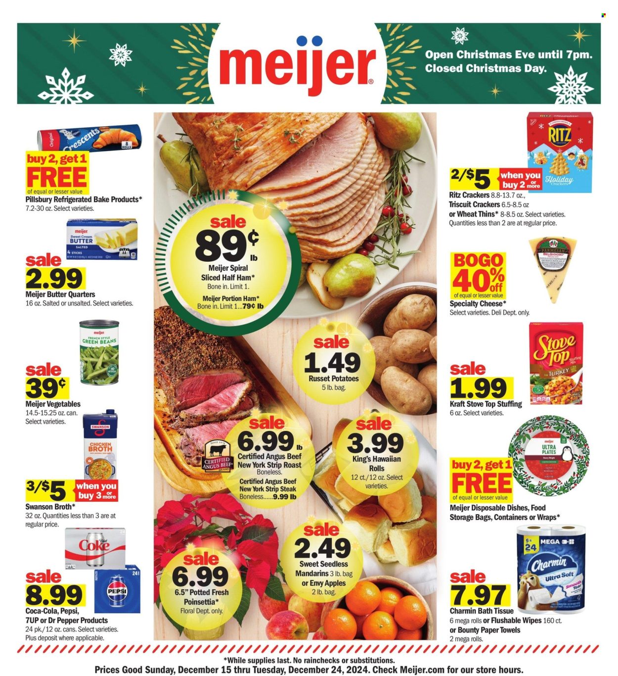 Meijer ad - 12/15/2024 - 12/24/2024. Page 1