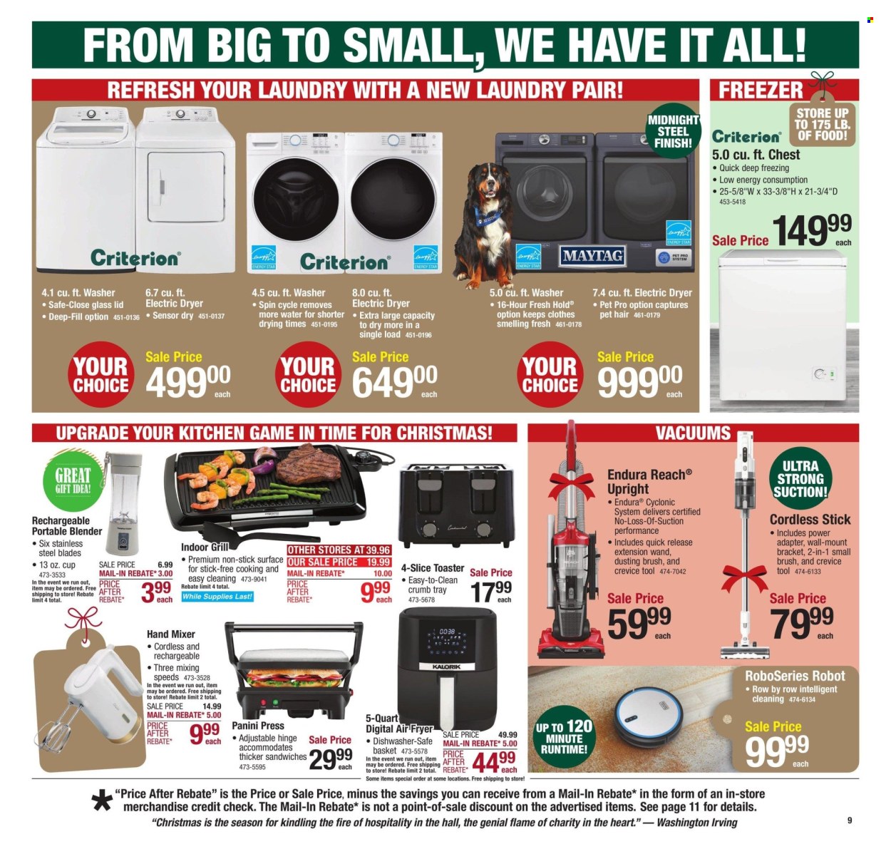 Menards ad - 12/12/2024 - 12/24/2024. Page 1